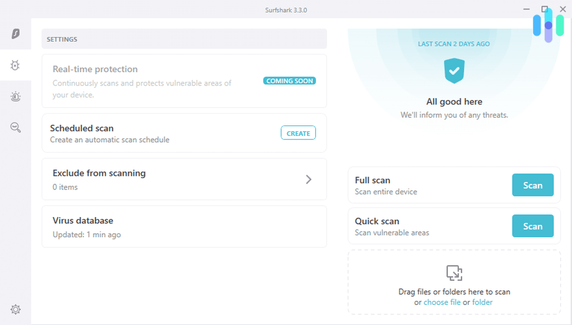 Surfshark One Antivirus Main Page - Product Header Image